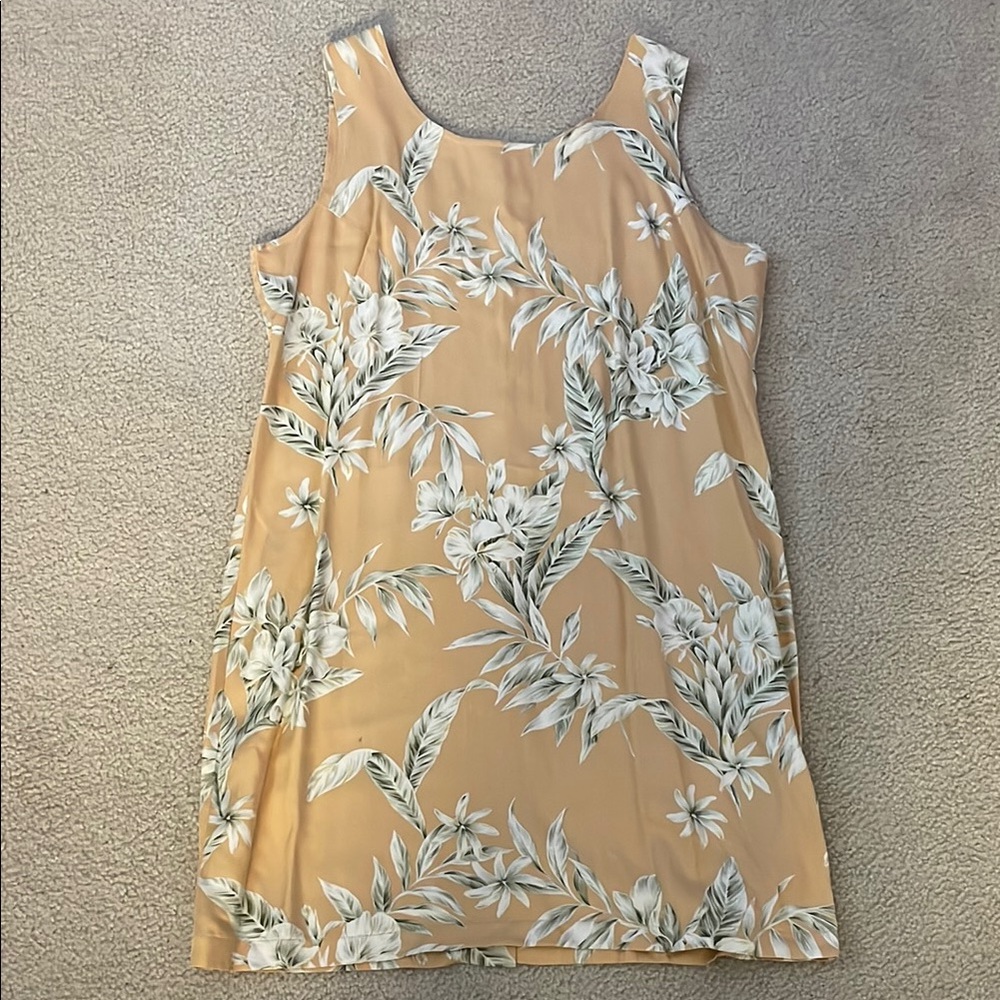 Hawaiian Reserve Collection Floral Sleeveless Dress, One Size